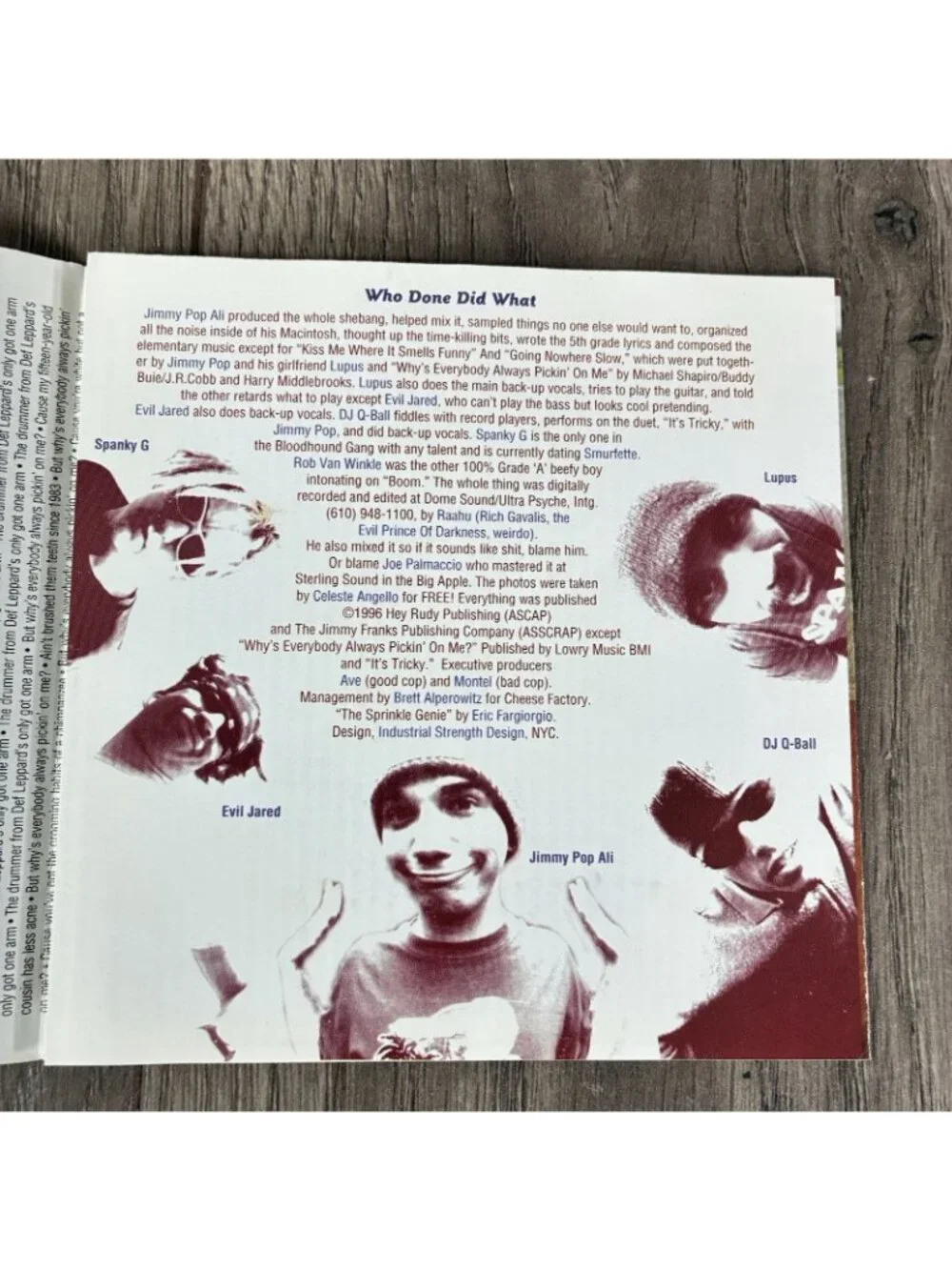 Bloodhound Gang One Fierce Beer Coaster Promo CD 1996 Rare Geffen 90s Alt Rock - Picture 6 of 11